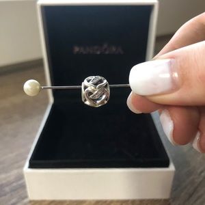 Pandora “ribbon of love” charm